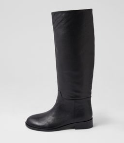 TEEYA MO BLACK LEATHER