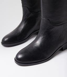 TEEYA MO BLACK LEATHER