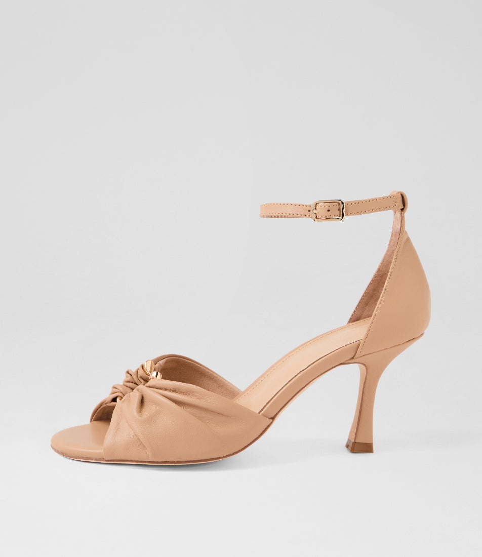 Posy Nude Leather Sandals Posy Nude Leather Sandals