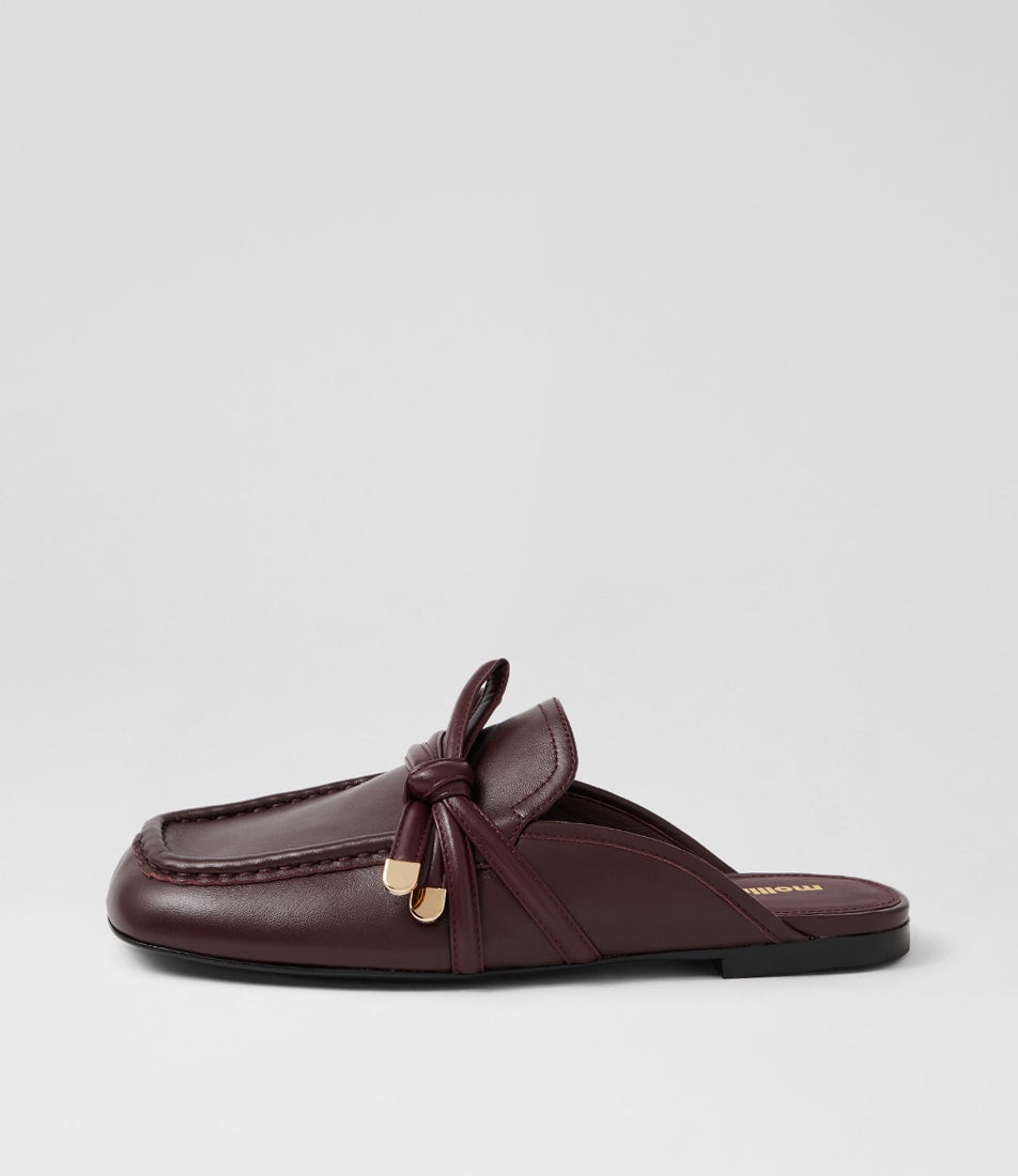 Carmil Burgundy Leather Loafers