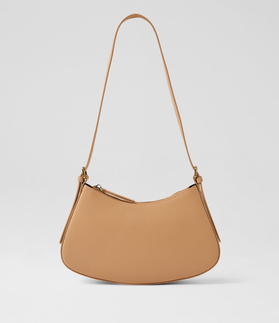 Rayvn Nude Leather Handbag