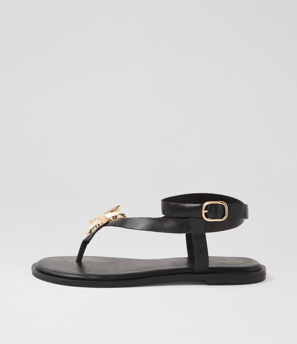 East Black Leather Thongs East Black Leather Thongs