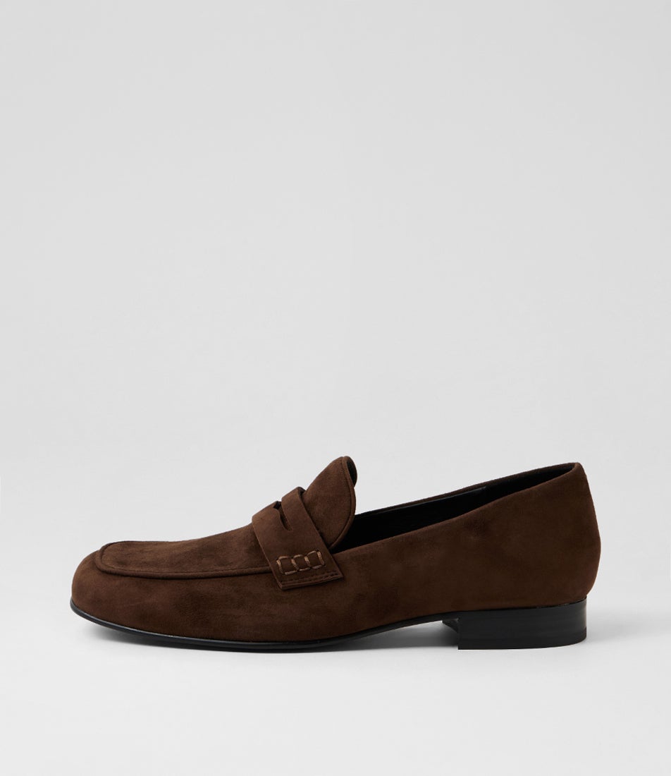 Ayede Espresso Suede Loafers