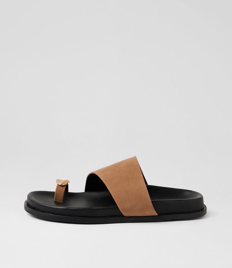 Blize Taupe Suede Sandals Blize Taupe Suede Sandals