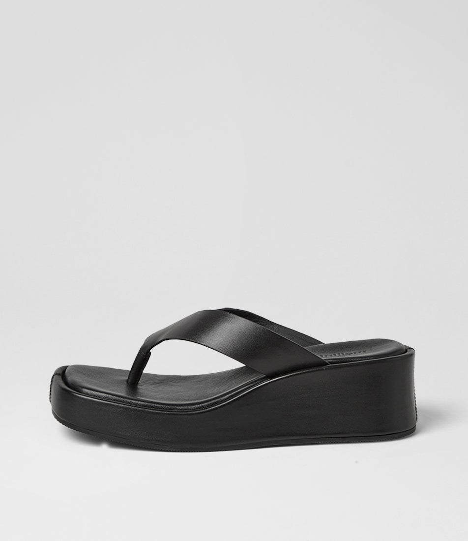 Coastin Black Leather Sandals Coastin Black Leather Sandals
