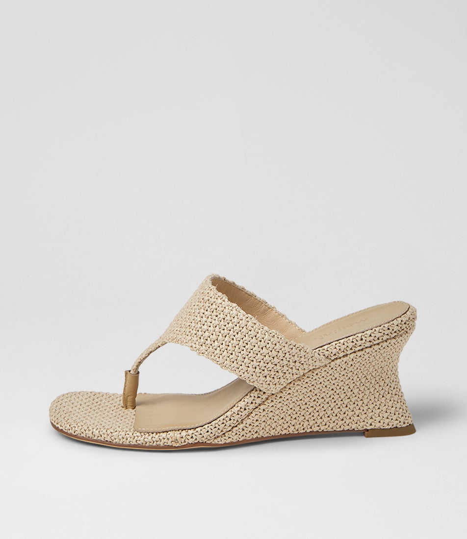 Fevi Nude Woven Sandals Fevi Nude Woven Sandals