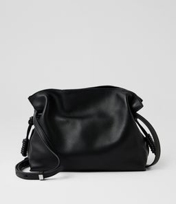 Della Black Leather Handbag Della Black Leather Handbag