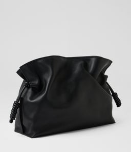 DELLA MO BLACK LEATHER