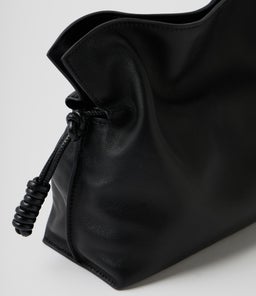 DELLA MO BLACK LEATHER