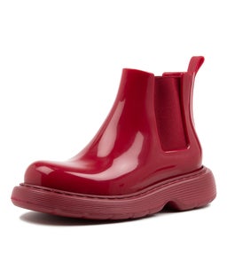 MELISSA STEP BOOT AD MY RED PVC