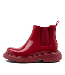 MELISSA STEP BOOT AD MY RED PVC