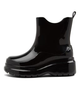 MELISSA GRIP BOOT AD MY BLACK PVC