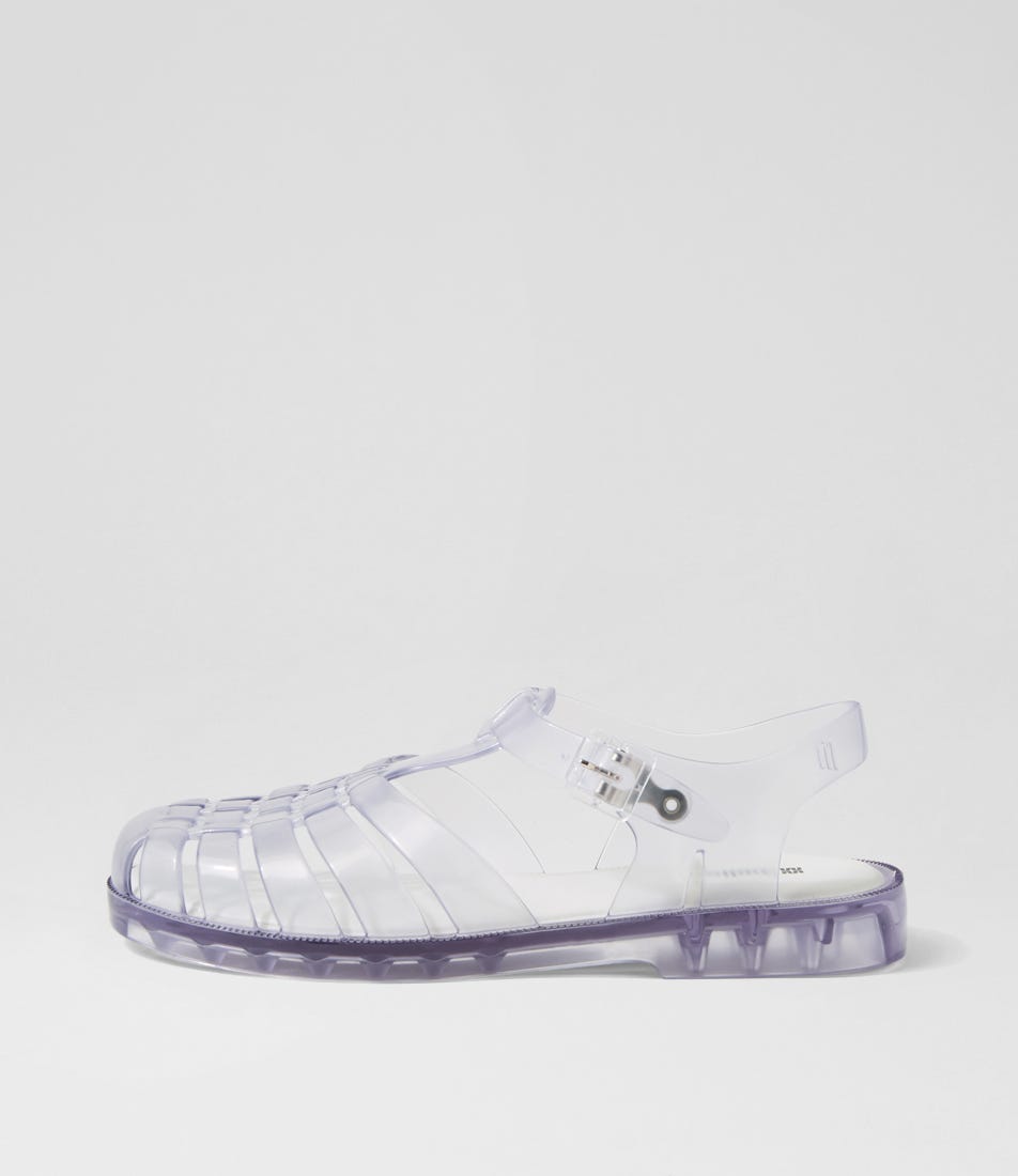 Melissa Possession Ad Clear Pvc Sandals Melissa Possession Ad Clear Pvc Sandals