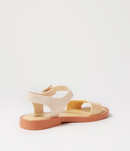 MELISSA MAR SANDAL II MY BEIGE YELLOW PVC
