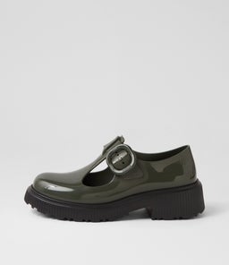 MELISSA JACKIE MY BLACK GREEN PVC