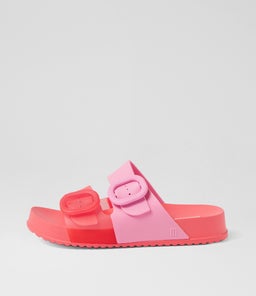 MELISSA COZY SLIDE MY RED PINK PVC