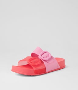 MELISSA COZY SLIDE MY RED PINK PVC