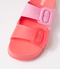 MELISSA COZY SLIDE MY RED PINK PVC