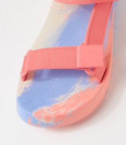 MELISSA FLOWING PAPETE MY PINK BLUE FABRIC