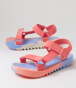MELISSA FLOWING PAPETE MY PINK BLUE FABRIC
