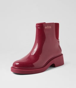 MELISSA CHELSEA BOOT AD MY WINE PVC
