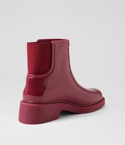MELISSA CHELSEA BOOT AD MY WINE PVC
