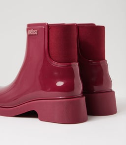 MELISSA CHELSEA BOOT AD MY WINE PVC