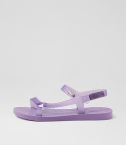 MELISSA SUN DOWNTOWN AD MY LILAC CLEAR PVC