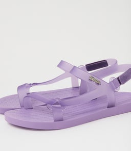 MELISSA SUN DOWNTOWN AD MY LILAC CLEAR PVC