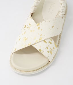 AMETHYST NU GOLD PONY PONY LEATHER