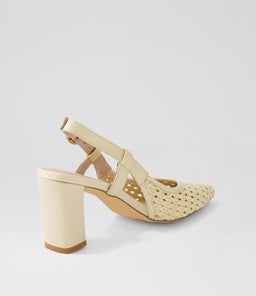 KOVAN NU CREAM RAFFIA LEATHER