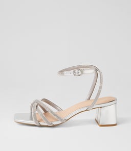 AXELLE NU SILVER LEATHER
