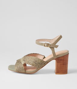 TIARNA NU MOSS RAFFIA LEATHER