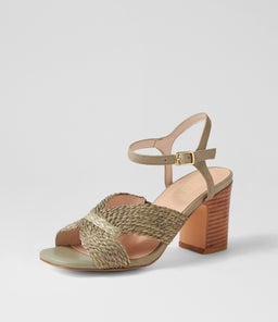 TIARNA NU MOSS RAFFIA LEATHER