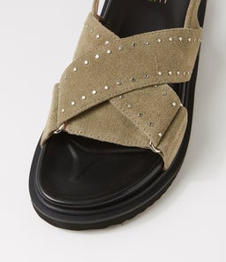 LODDIE NU MOSS SILVER SUEDE