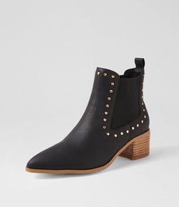 WYNTER NU BLACK LEATHER