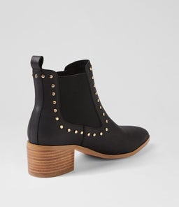 WYNTER NU BLACK LEATHER