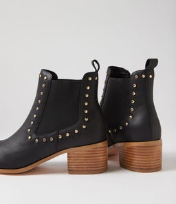 WYNTER NU BLACK LEATHER
