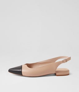 IRIS 2 NU NUDE BLACK LEATHER