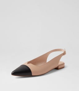 IRIS 2 NU NUDE BLACK LEATHER