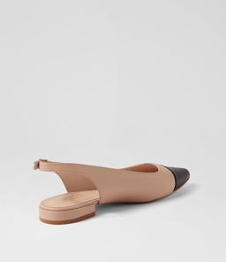 IRIS 2 NU NUDE BLACK LEATHER