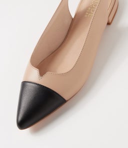 IRIS 2 NU NUDE BLACK LEATHER
