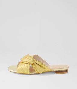 OLIVIA II NU GOLD METALLIC LEATHER