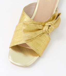 OLIVIA II NU GOLD METALLIC LEATHER