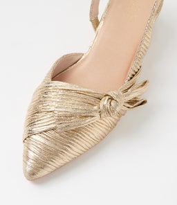 ISLA II NU GOLD METALLIC LEATHER