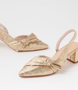 ISLA II NU GOLD METALLIC LEATHER