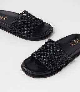 BONDI NU BLACK LEATHER