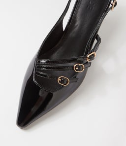 KIARA NU BLACK PATENT LEATHER