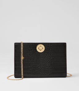 LUNA CLUTCH OL BLACK SMOOTH
