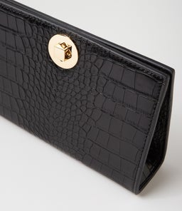 LUNA CLUTCH OL BLACK SMOOTH
